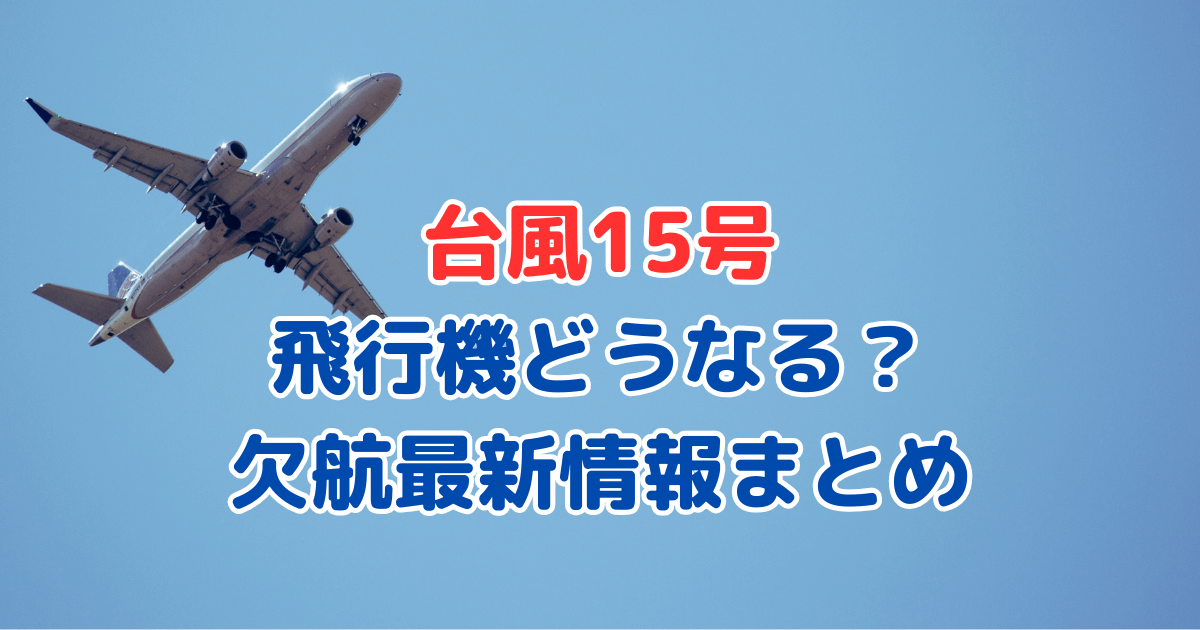 台風15号　飛行機　欠航　確率　影響　どうなる　最新情報　ピーチ　ana